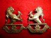 M39 - The Halton Regiment Collar Badge Pair pre WW2 